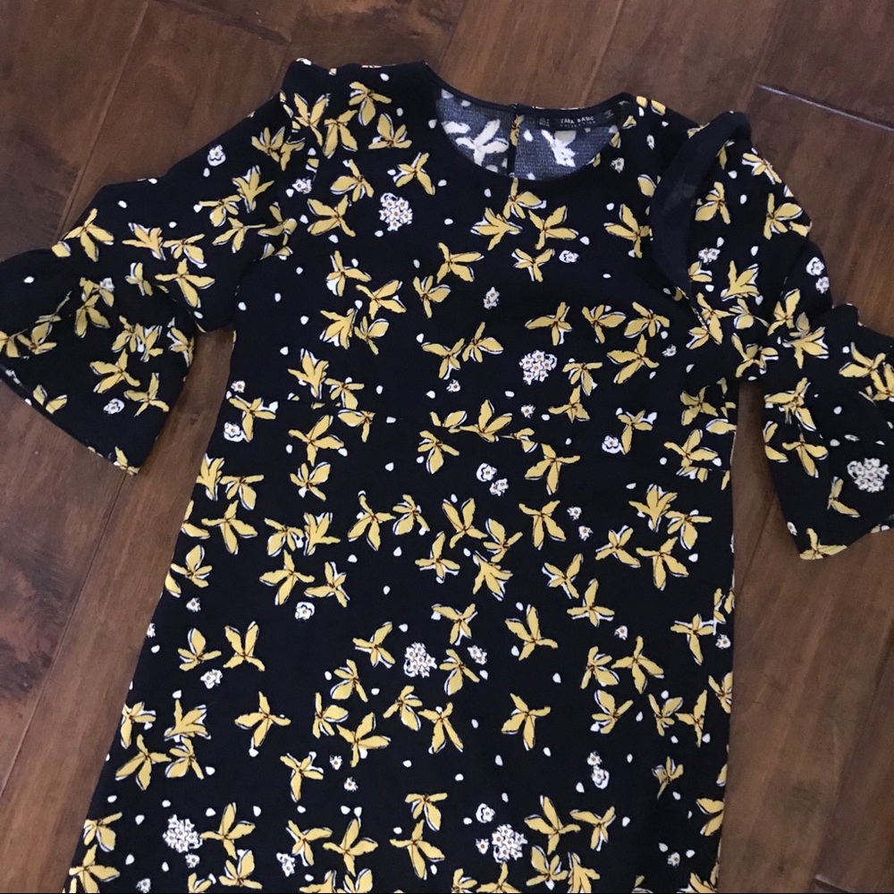 Zara floral dress